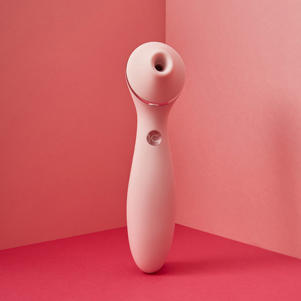 pink clitoris sucker vibrator with one button