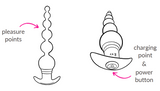 specifications for Hedonist Akoya Vibrating Anal Beads
