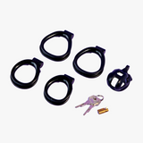 Axel Nub Set with 4 Base Ring (XS-L) and Lock + 2 Keys