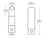 specifications for Lovense Exomoon App-Controlled Lipstick Vibrator