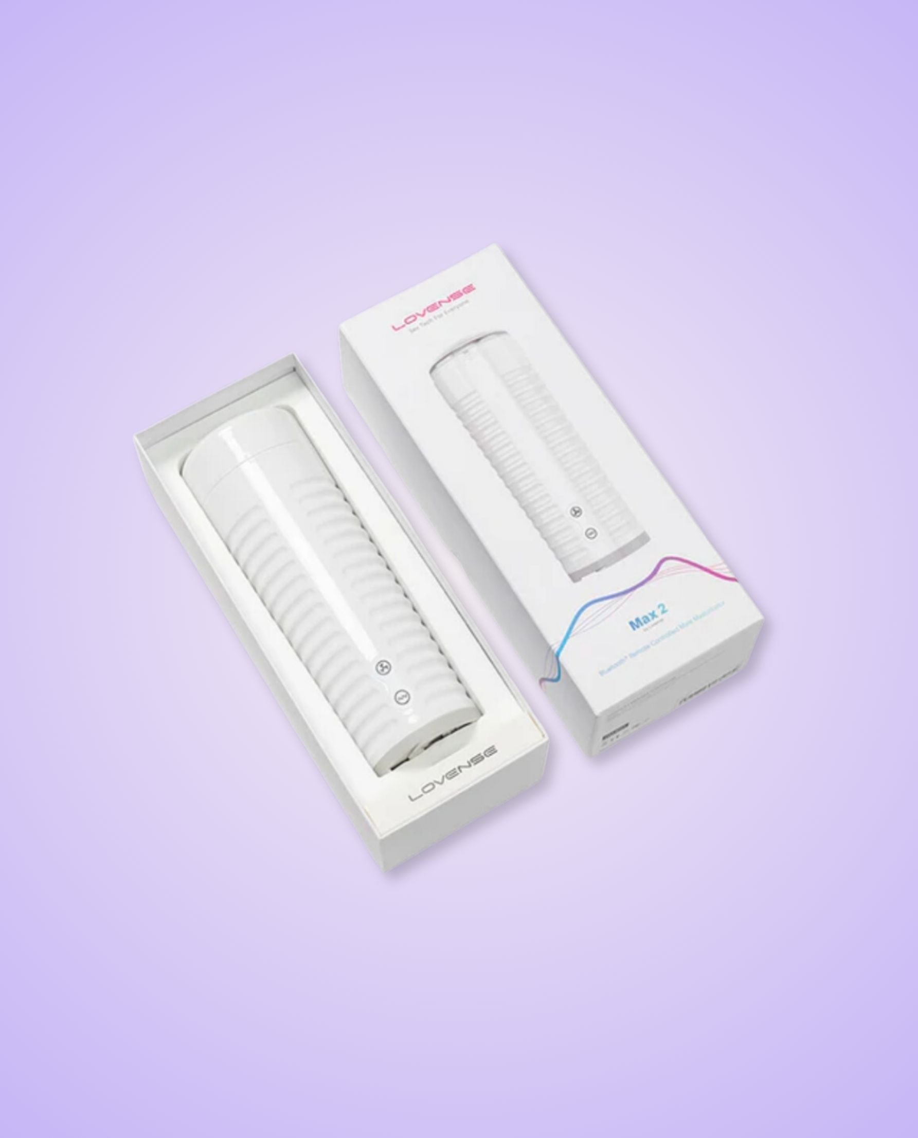 Packaging of the innovative Max 2 by Lovense.