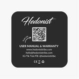 Hedonist Product User Manual Card