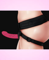 Lovense Lapis paired with strap-on, ideal for pegging and queer play
