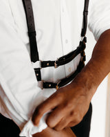 Maverick Leather Body Harness details
