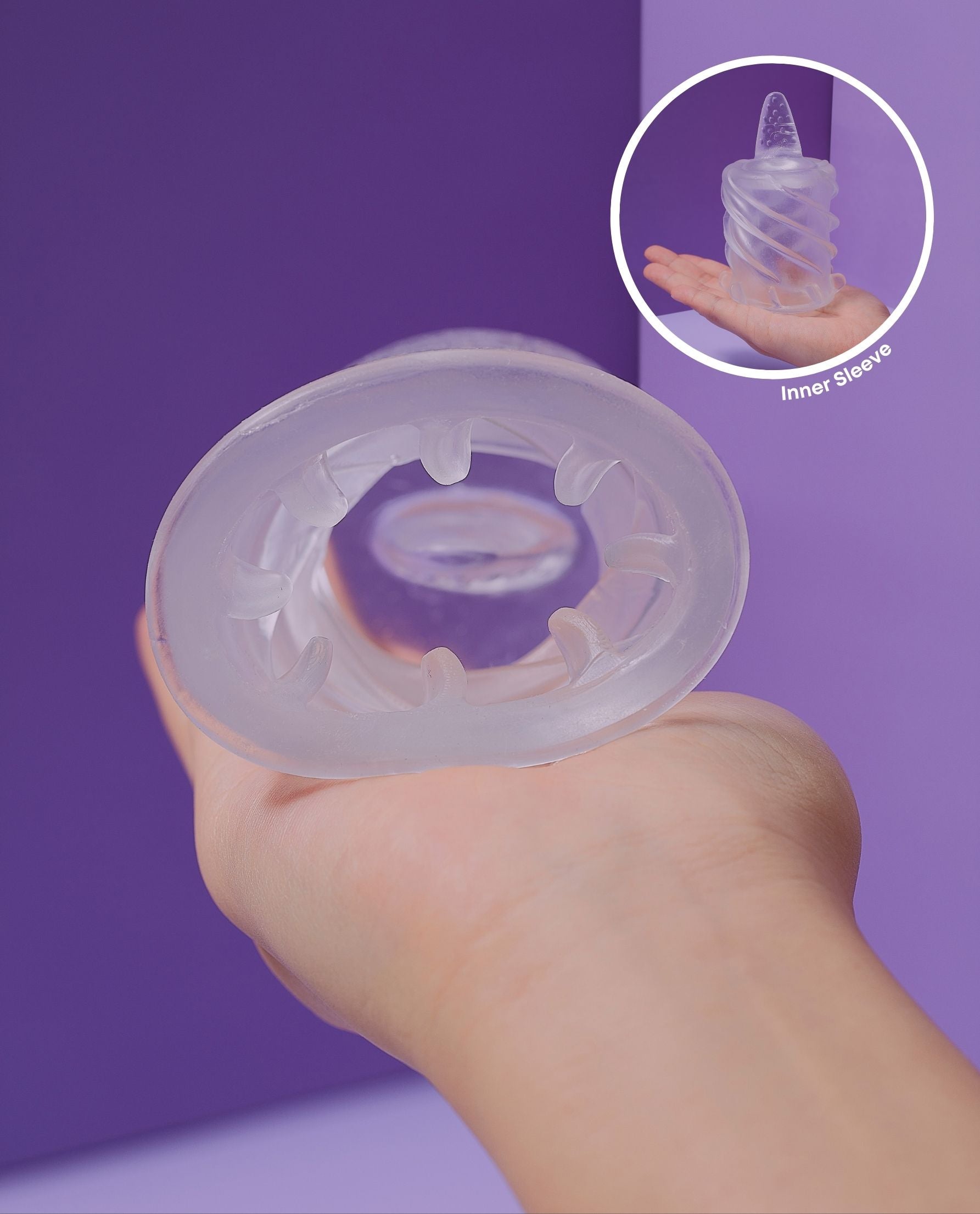 Poseidon Rotating Suction Masturbator inner sleeve