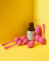 Spice up your life bundle, hedone kegel balls pleasure set and sliquid natural water-based lubricant