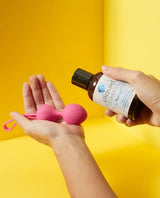 Spice up your life bundle, hedone kegel balls pleasure set and sliquid natural water-based lubricant