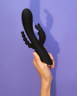 hand holding xena anal rabbit anal dildo