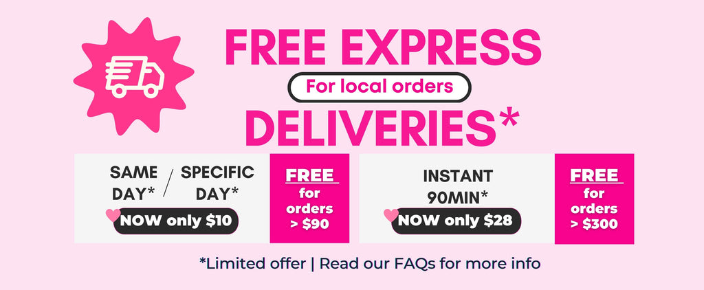Free express for local orders, limited offer | Read FAQ's for more information