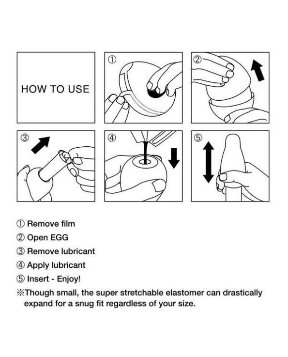 Tenga x Keith Haring Dance Egg disposable male masturbator how to use