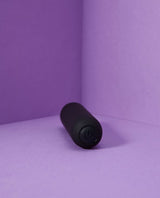 Black silicone Raven bullet vibrator travel-friendly