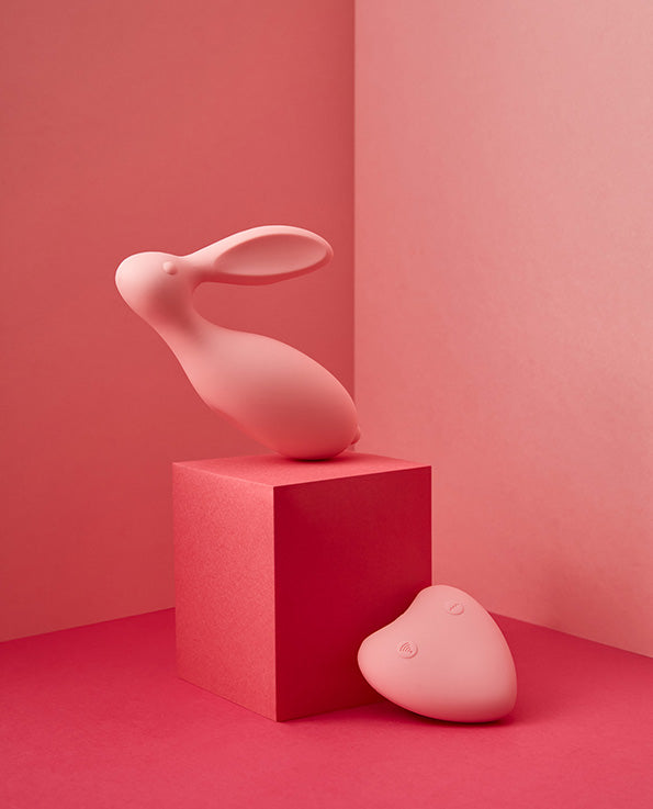 Bunny Wearable Vibrator with heart shaped Remote