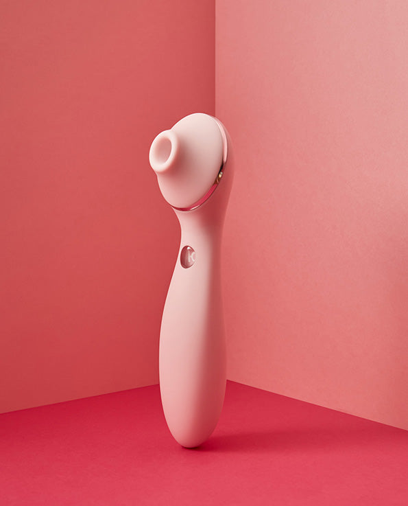 pink silicone Kiss Toy Polly plus Clit sucker and vibrator