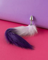 Mulberry foxtail metal anal plug