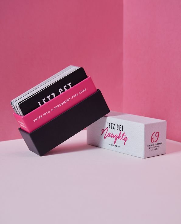 Box of Letz Get Naughty Cards