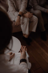 couple receiving therapy