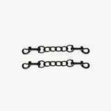 2 chain connectors for noir wrist and ankle cuffs