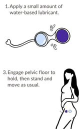 how to use gaia kegel balls
