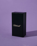 hedonist medium slim black gift box packaging