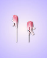 Lovense Gemini App-Controlled Vibrating Nipple Clamps's Padded Grips, Close Up.