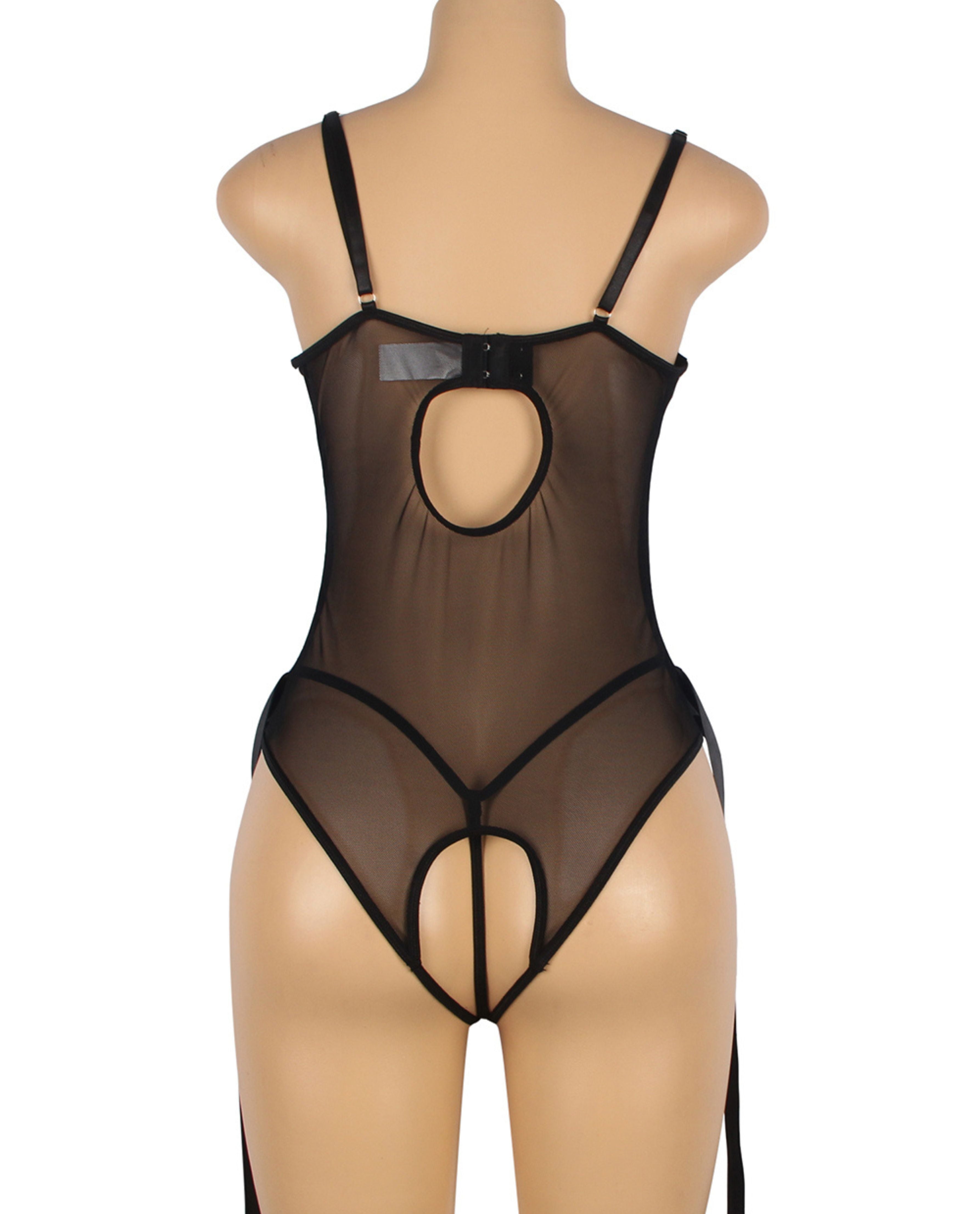 Ophelia Crotchless Teddy Lingerie