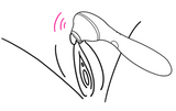 how to use Polly Vibrator + Sucker in suction mode