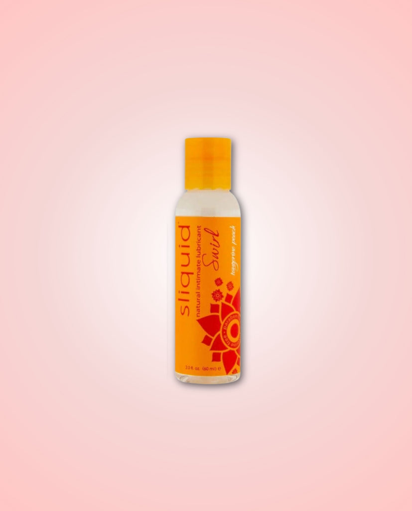Sliquid Swirl Natural Flavoured Lubricant Tangerine Peach 60ml