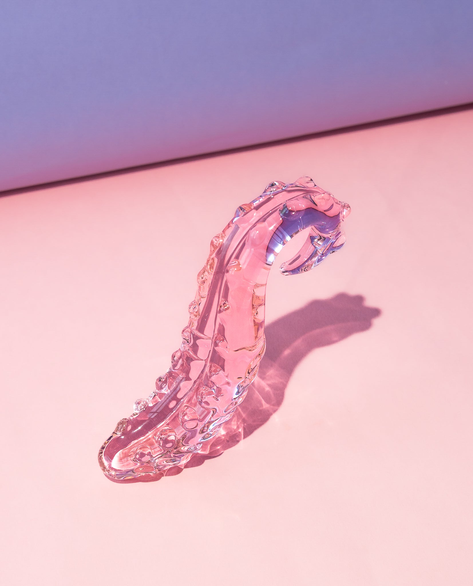 succubus glass dildo ribbed texture