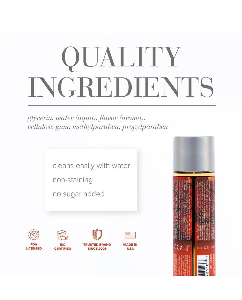 System Jo Flavoured Lubricant Strawberry quality ingredients