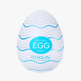 Tenga Egg Wavy packaging on a white background