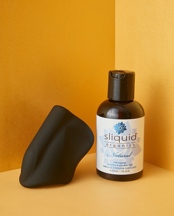 The Milkman Bundle, Eros vibrating male masturbator and sliquid organics natural water-based lubricant