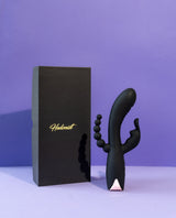 xena anal rabbit dildo with hedonist black packaging box