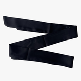 Black satin ribbon 