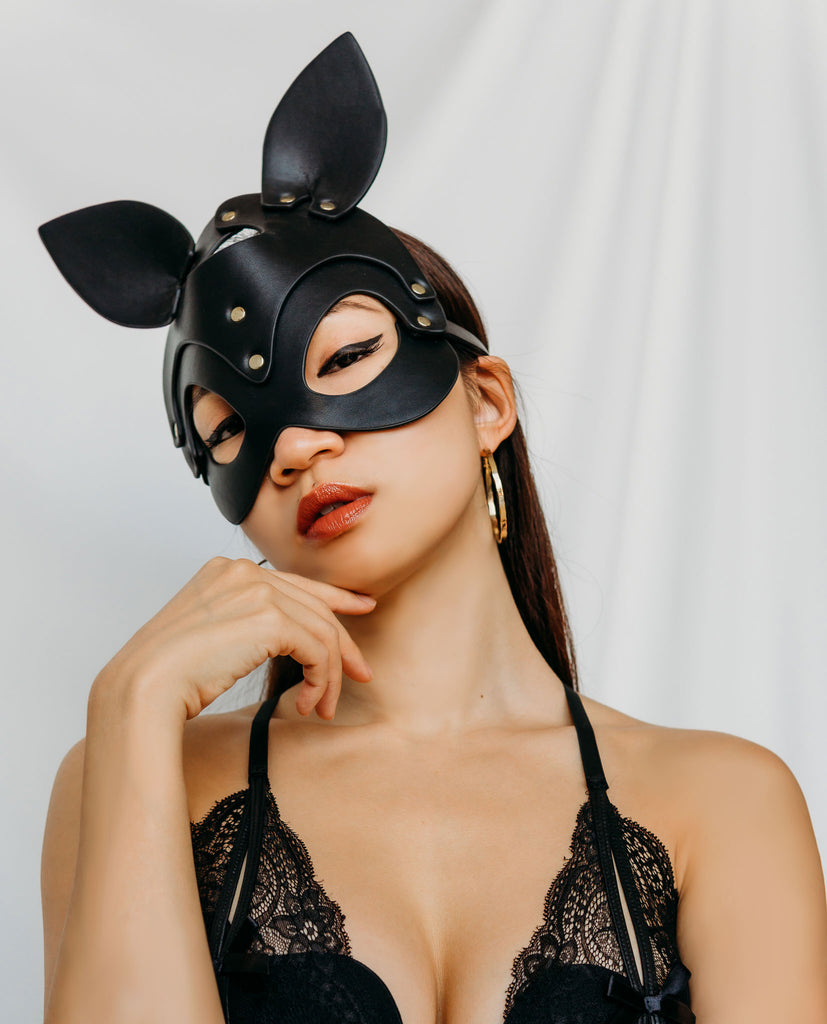 Megan Fox Leather Mask