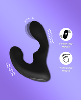 landys vibrating prostate massager unique features: 9 vibrating modes,9 stroking modes