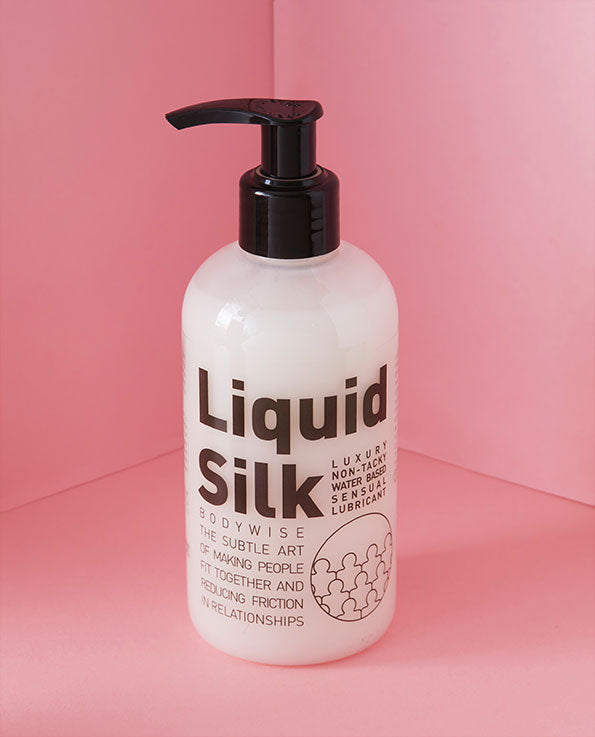 liquid silk lubricant pump bottle