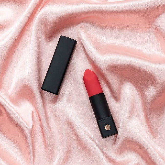lifestyle shot of Lovense Exomoon App-Controlled Lipstick Vibrator