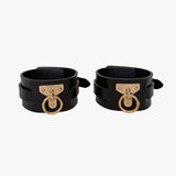 Hedonist Luxe Bondage Ankle Cuffs in Real Leather
