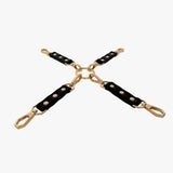 Hedonist Luxe Bondage Hogtie with Connectors in Faux Leather