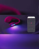 Lovense Lush 4 LED lights that glow with the different vibrating settings.