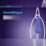 Lovense Hyphy App-Controlled Dual-End Pinpoint Vibrator for cunnilingus