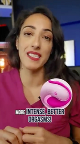 Dr Rena Malik giving a produce review for Lush 4 by Lovense about intense G-spot orgasms.