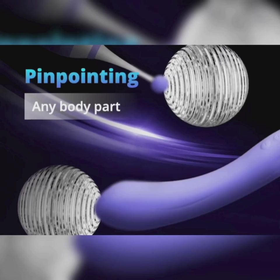 Lovense Hyphy App-Controlled Dual-End Pinpoint Vibrator stimulates any body part