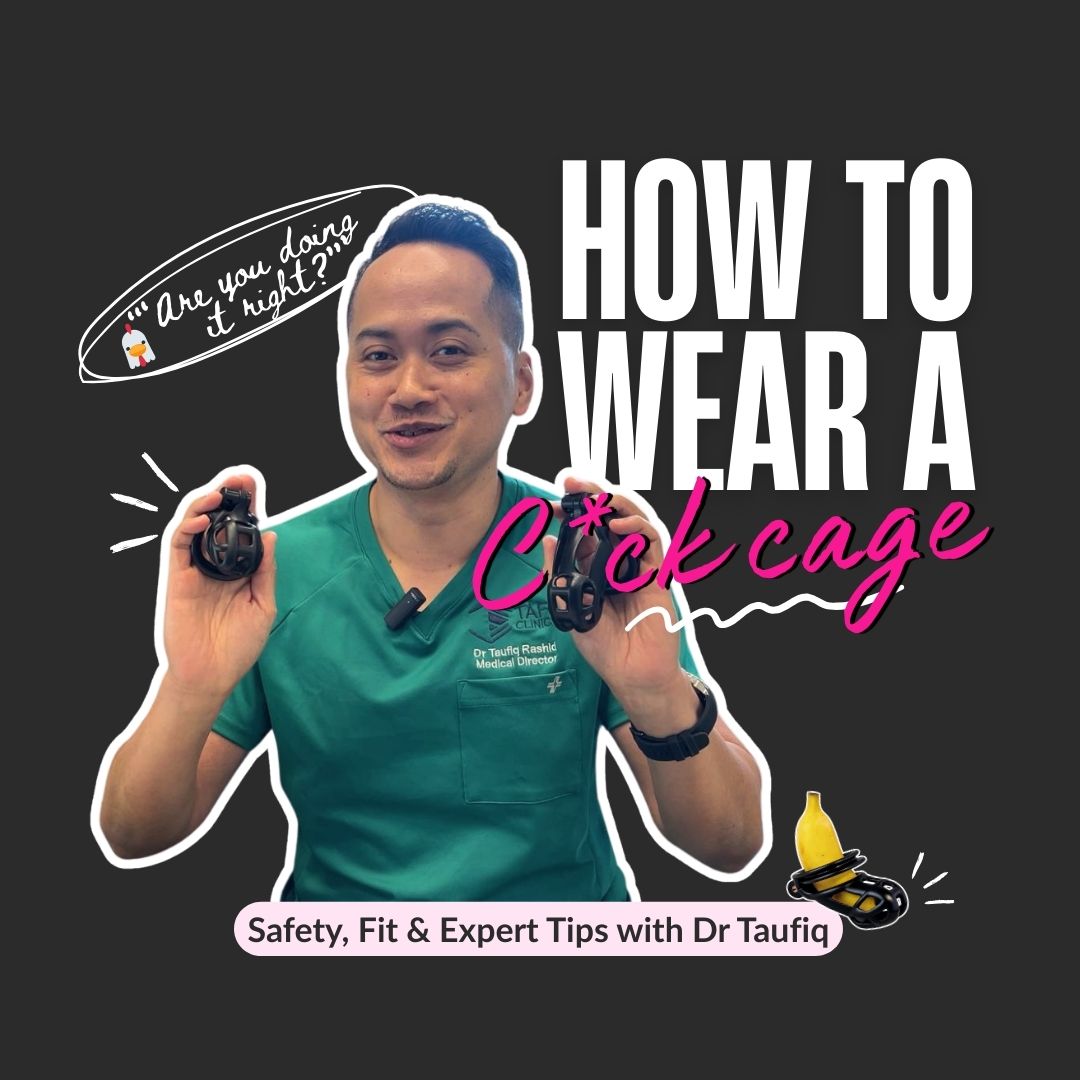 how to wear cock cage video