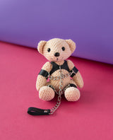 punish me bear keychain front
