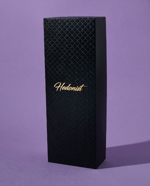Rectangle black Hedonist packaging box
