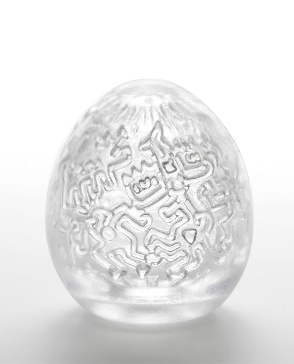 Tenga x Keith Haring Party Egg disposable male masturbator details