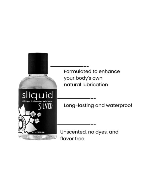 Sliquid Silver Natural Silicone Lubricant
