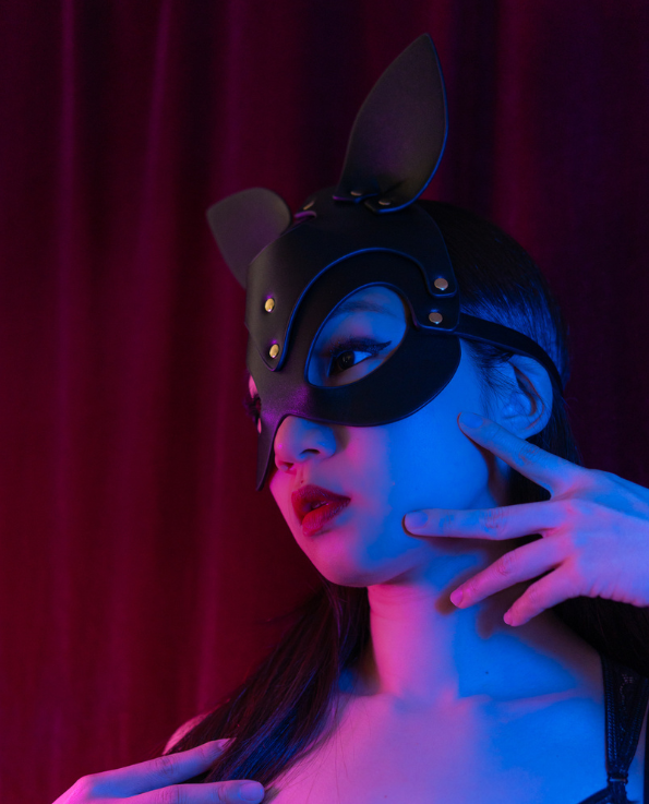 Megan Fox Leather Mask