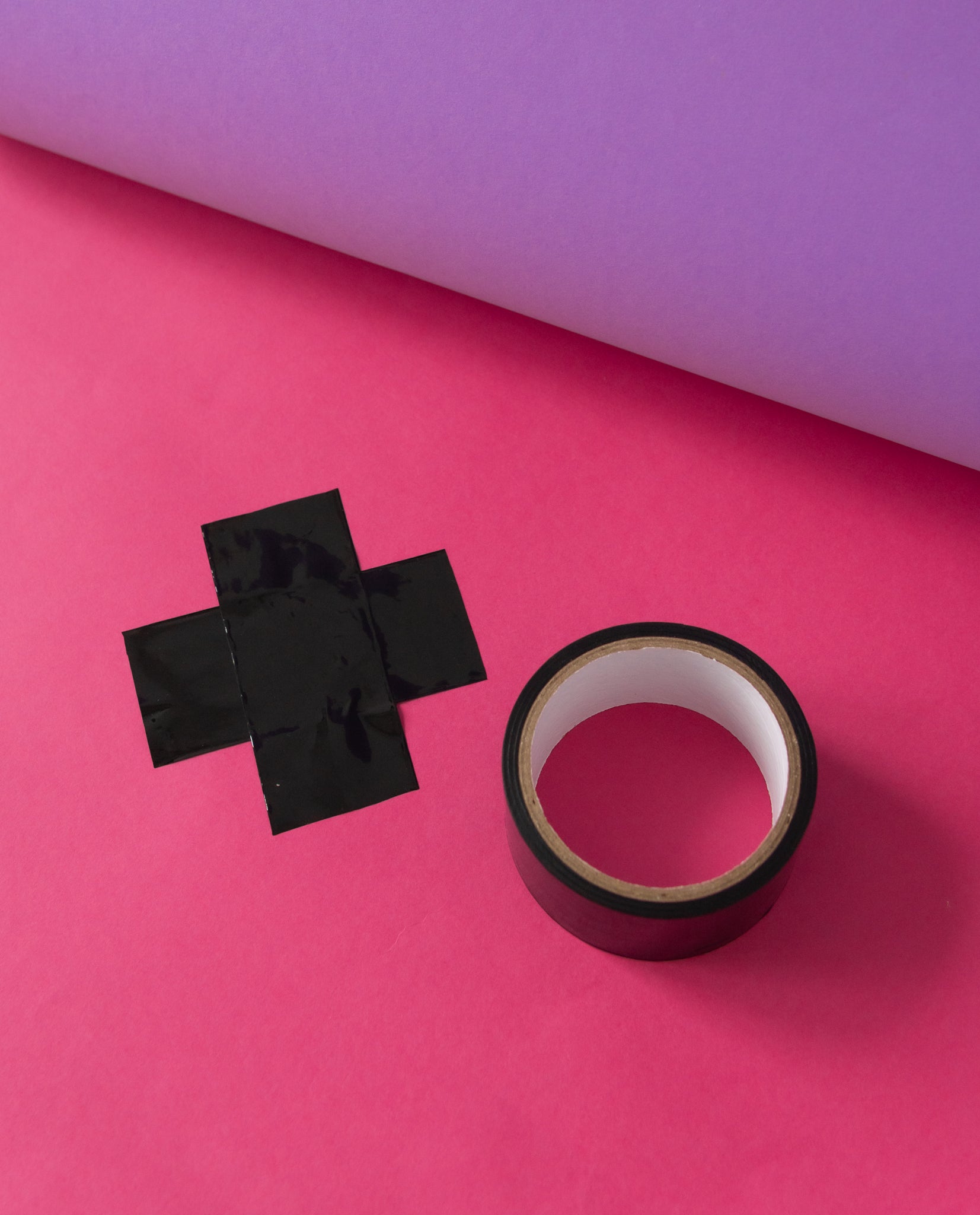 Black PVC Bondage tape